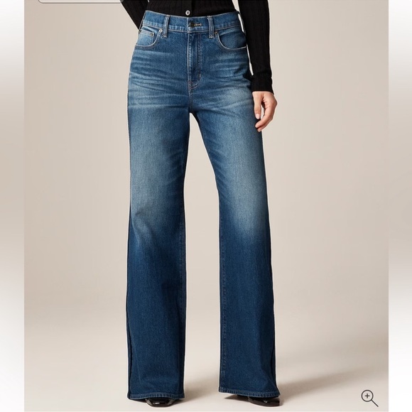 J. Crew Denim - J.Crew Tall Denim trouser jean with velvet stripe 26-Tall